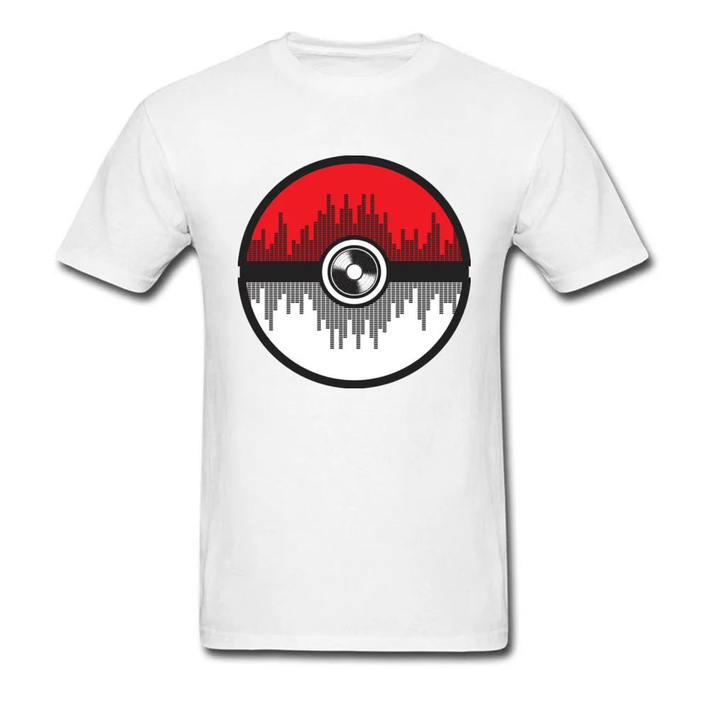 

White Red Sound Activated Led T Shirt New Brand Men'S New York Poke And Sound Record Tshirt Hip Hop Kpop T-Shirts Men