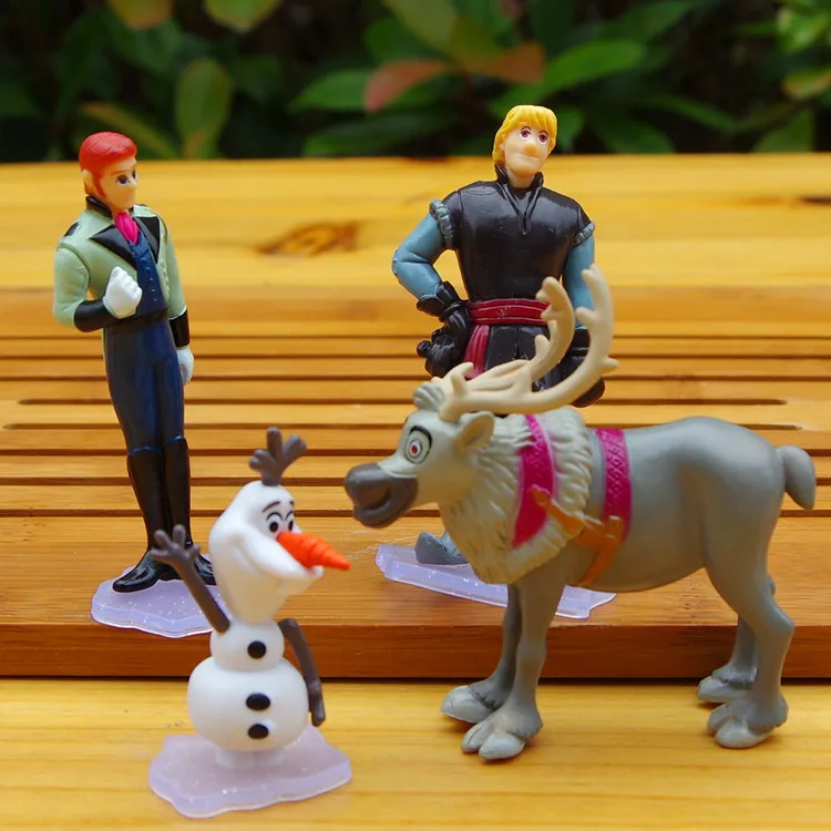 Disney Toys 8pcs/Set 5-9cm Frozen Anna Elsa Kristoff Olaf Action Figures For Girls Kids Toys Fashion Dolls Models Toys Best Gift Disney Toys 8pcs/Set 5-9cm Frozen Anna Elsa Kristoff Olaf Action Figures For Girls Kids Toys Fashion Dolls Models Toys Best Gift