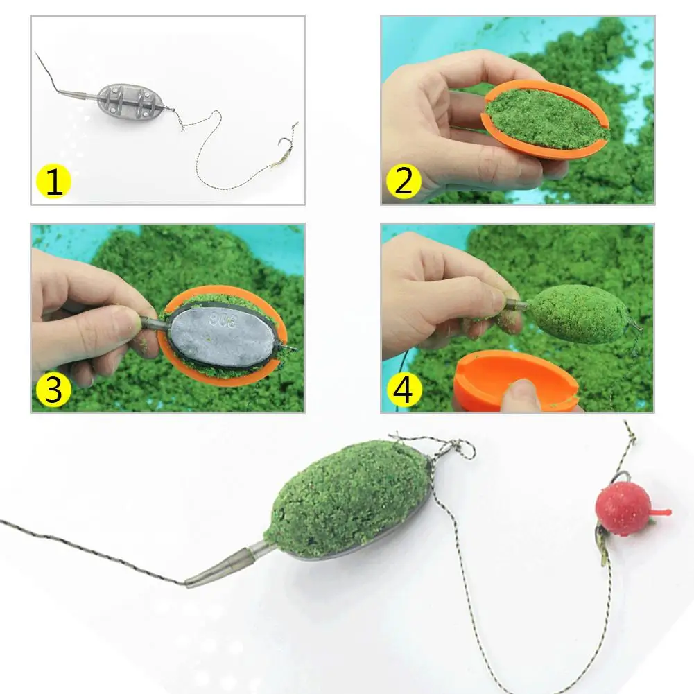 

Carp Fishing Feeder Accessories Lead Sinker Lure Drop Inline Outdoor Fishing Method Bait Thrower Color Random 57 Jul 18