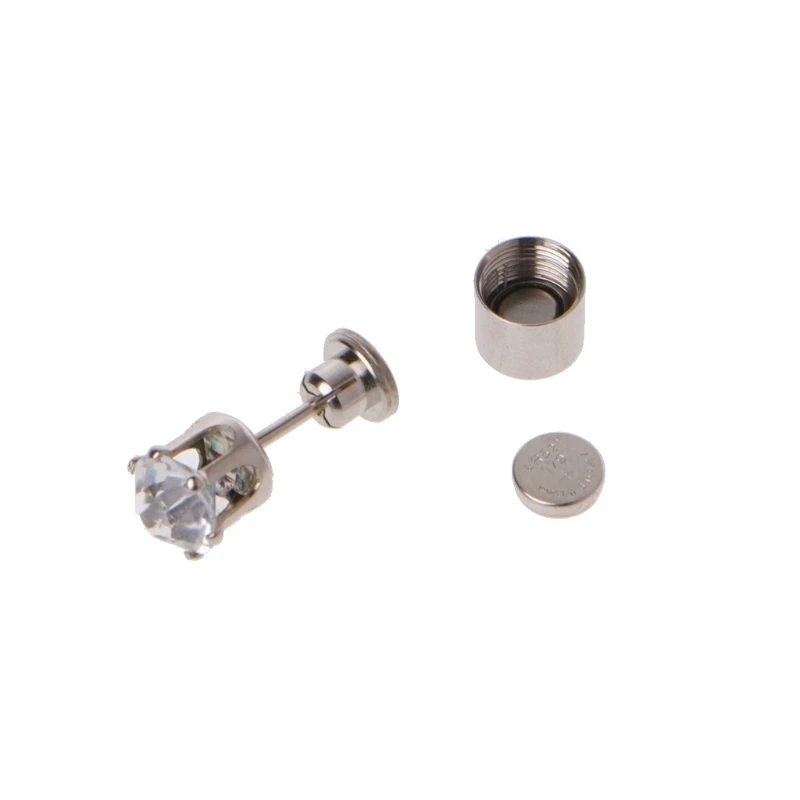 

Shiny LED Color Change Stud Earring Light Up Flashing Blinking Earring