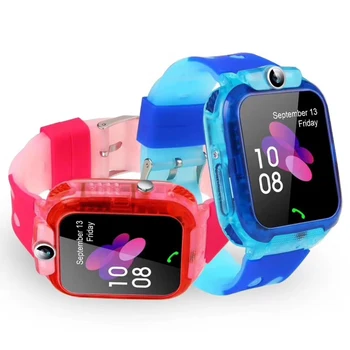 

Anti-lost GPS Kid Smart Watch Call Camera Waterproof Safe Tracker Wrist Watch GPS baby Watch Compatible IOS & Android
