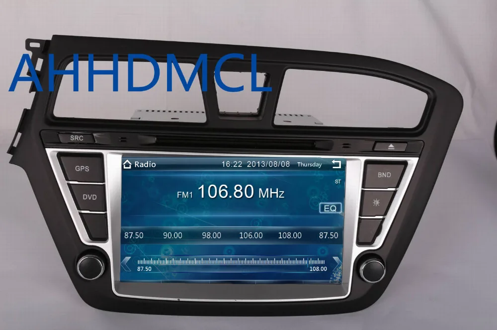 Sale AHHDMCL Car Multimedia Player DVD Radio Stereo Audio GPS Navigation For Hyundai I20 2014 2015 2016 2017 Left Hand Drive 2