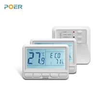 Termostat do ogrzewania podłogowego bezprzewodowy regulator temperatury kotła ogrzewanie domowe programowalny 2 termostaty termoregulator