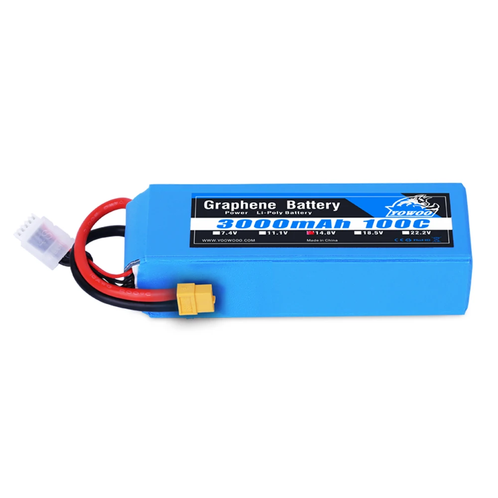 Lipo 4S 14,8 V 3000mAh 100C аккумулятор Графен аккумулятор Burst 200C вертолет Квадрокоптер Аккумулятор для грузовика высокая скорость разряжения для автомобиля