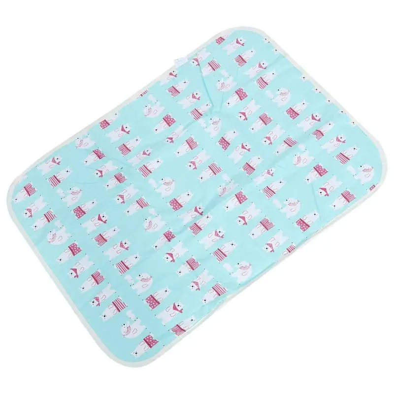 50x70 см пеленальные подушки, хлопковые Многоразовые водонепроницаемые пеленки, пеленальный стол, матрас для новорожденных,, высокое качество - Цвет: Bear