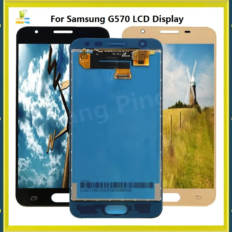 

100% Original LCD screen for Samsung Galaxy J5 first G570F G570 LCD display + digitizer touch screen assembly + tools + free shi