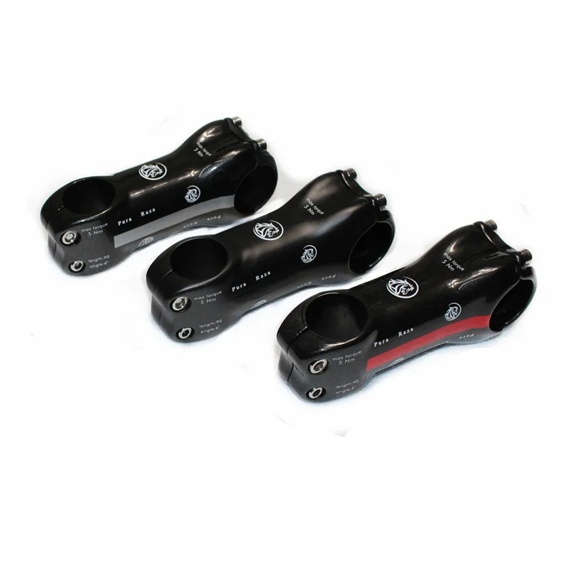 PuraRaza Carbon Road Bike Stem 31.8 Carbon Fiber Cycling Riser Rod Stem MTB Mountain Handlebar Stems Bicycle Parts 6degree (2)