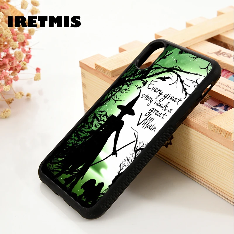 Iretmis 5 5S SE 6 6S Мягкий силиконовый чехол для телефона iPhone 7 8 plus X Xs 11 Pro Max XR Wicked witch magic с