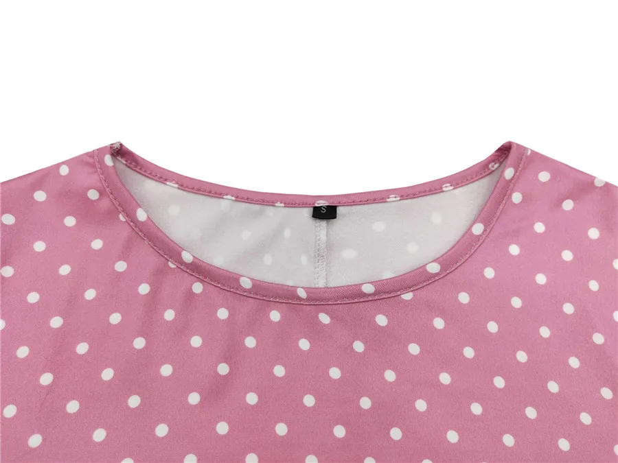 Gladiolus Sexy Bodycon Summer Dress Women 2019 Short Sleeve O Neck Polka Dot Women Maxi Dress Spring Ladies Sexy Club Dresses (38)