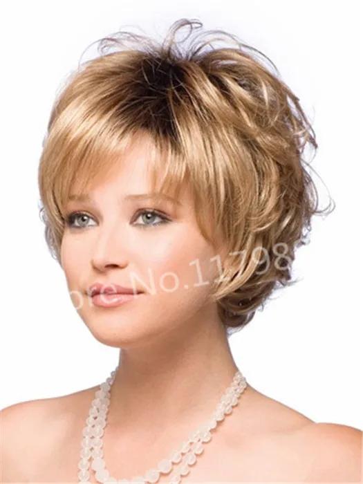 Elegant Movie Star Blonde Dark Light Brown Ombre Women S Fluffy