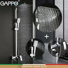 GAPPO смеситель для душа ванная, душевая лейка струйный смеситель для ванны ванна душ хром смеситель для душа кран armatur санитарный