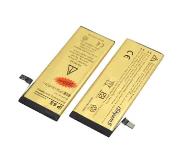 

100pcs /lot 3.82V 2850mAh 0 cycle High Quality Gold Replacement Battery For iPhone 6S i6S Internal Replacement Battery