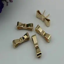20 шт./партия) новые металлические покрытия DIY Маленький бант пряжки, аксессуары для обуви