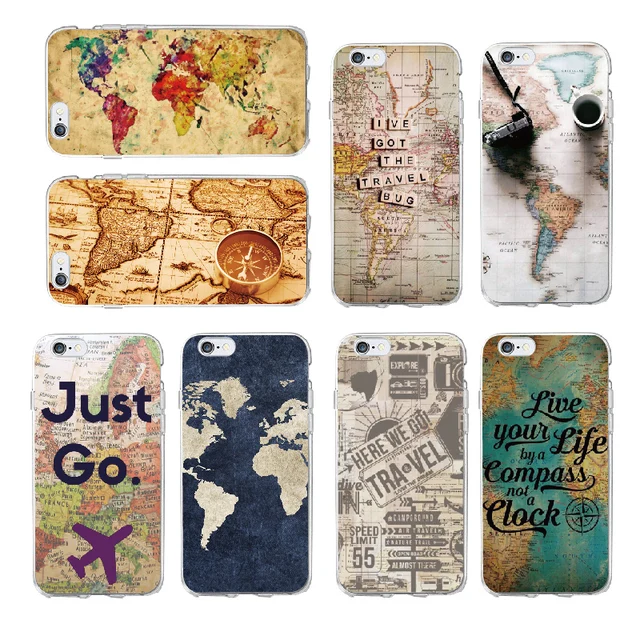 coque carte du monde iphone 6