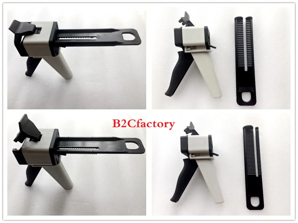 

4:1/10:1 and 1:1/2:1 Temporary crown Dispensing Gun Dental Impression Mixing Dispenser 2pcs