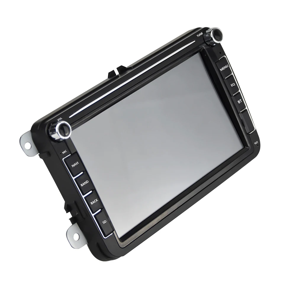 Podofo Android 2 Din gps Автомагнитола 8 ''TFT емкость сенсорный экран 2din MP5 мультимедийный плеер gps FM радио приемник Bluetooth