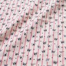 Полуметровая японская Лоскутная стеганая швейная детская ткань двойная Марля из хлопковой ткани бульдог B