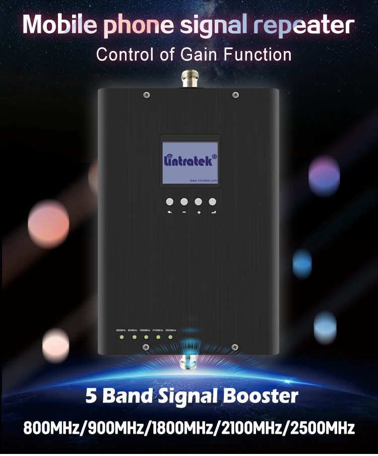 Lintratek 5 повторитель сигнала полоса 2G 3g 4G GSM DCS UMTS LTE 800 900 1800 2100 2600 МГц B1/B3/B7/B8/B20 мобильный усилитель сигнала Комплект