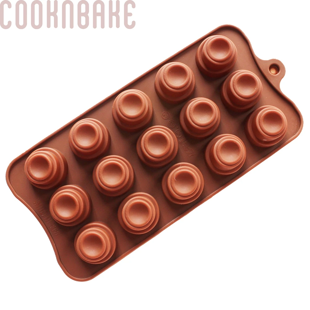 COOKNBAKE сделай сам инструмент круглая 15 ровная форма силиконовая для шоколада