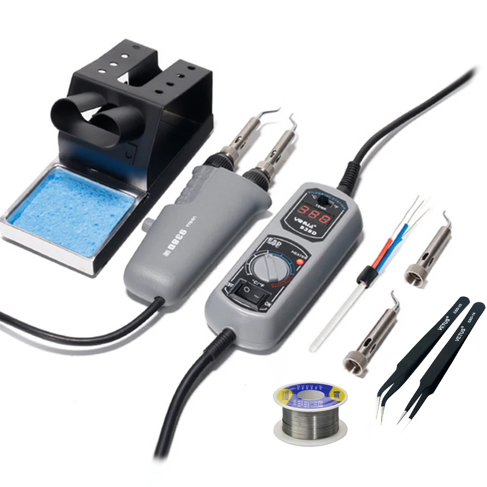 US $45.20 Yihua 938d Portable Electricity Hot Tweezers Soldering Station Constant Temperature Digital Display Soldering Iron Welding Tools