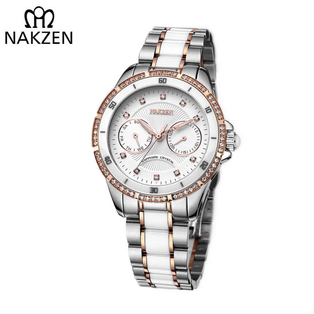 NAKZEN Women Fashion Ceramic Quartz Watch Ladies Casual Dress Diamond Watches Luxury Brand Wristwatches Feminino Montre Relogio NAKZEN Women Fashion Ceramic Quartz Watch Ladies Casual Dress Diamond Watches Luxury Brand Wristwatches Feminino Montre Relogio