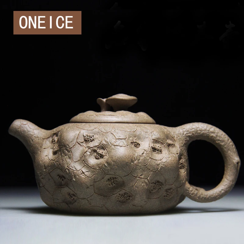 

Genuine Authentic Teapot Masters Full-hand Raw Ore Section Of Mud 300ml Chinese Gongfu Tea set