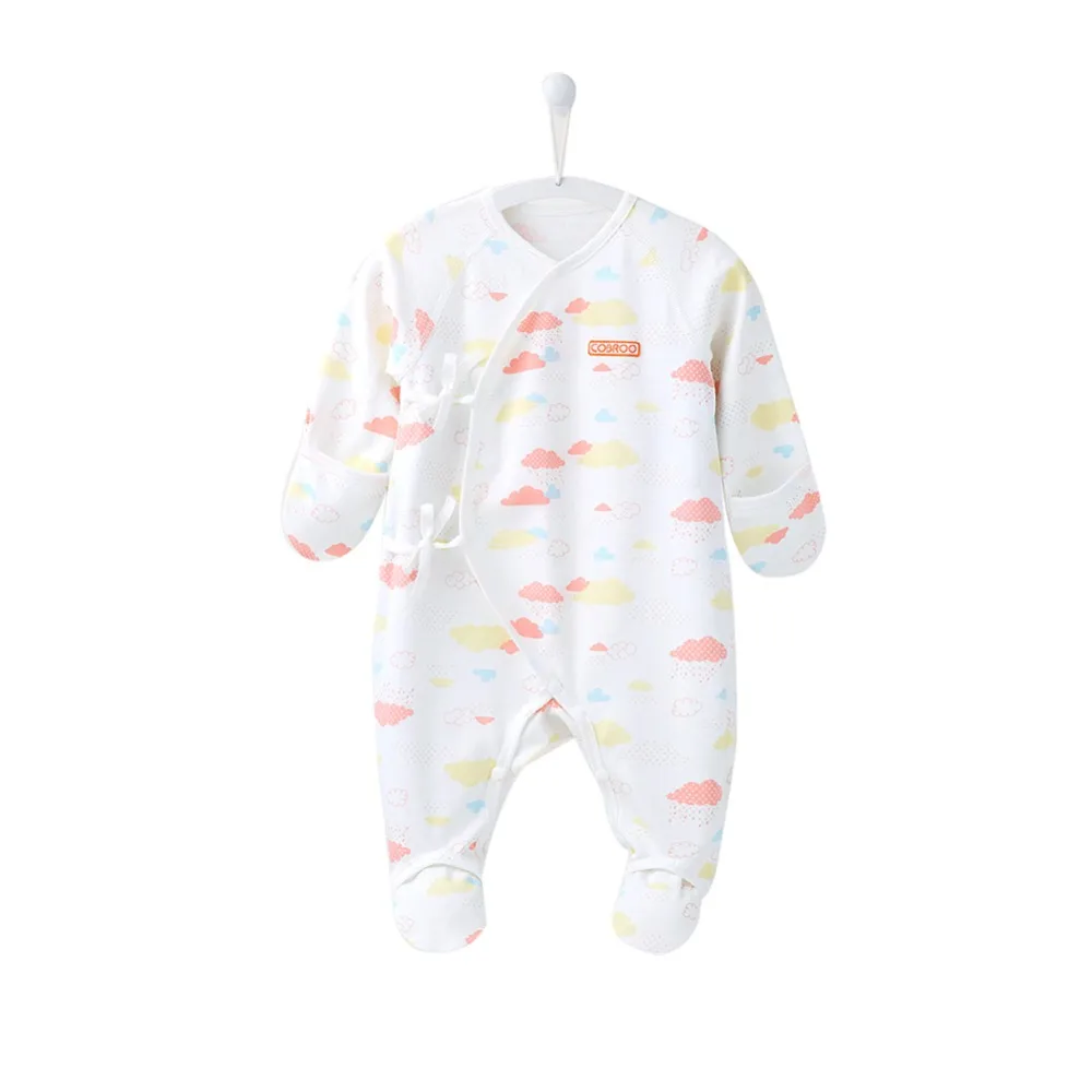 COBROO Sleepwear for Newborns 100 Cotton Soft Baby Footed Pajamas with