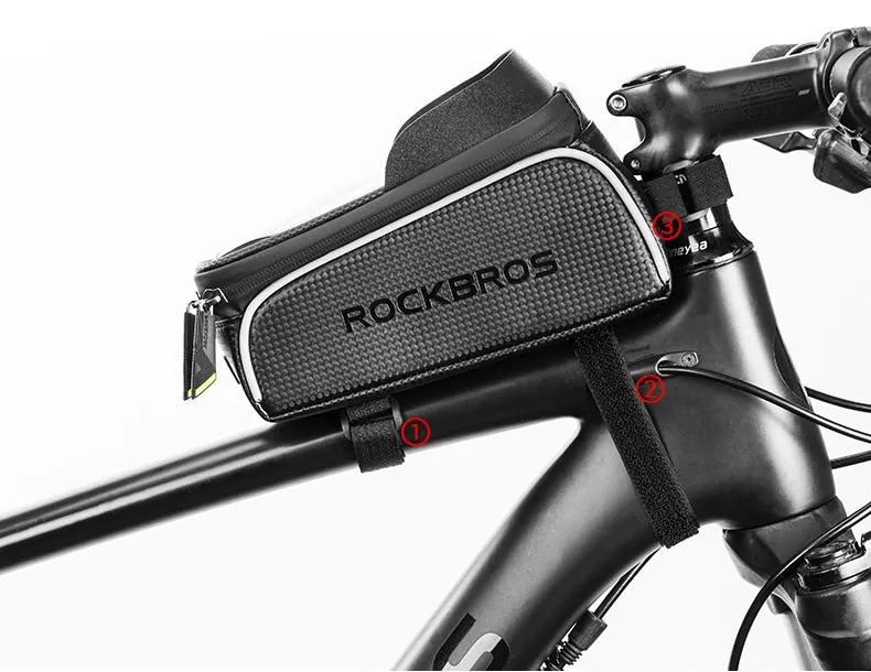 Excellent ROCKBROS Waterproof Bicycle Frame Bags Cycling Touch Screen Top Tube Bags Bike Handlebar Front Phone Case Holder Bags 6.0 Inch 25 Excellent ROCKBROS Waterproof Bicycle Frame Bags Cycling Touch Screen Top Tube Bags Bike Handlebar Front Phone Case Holder Bags 6.0 Inch 25