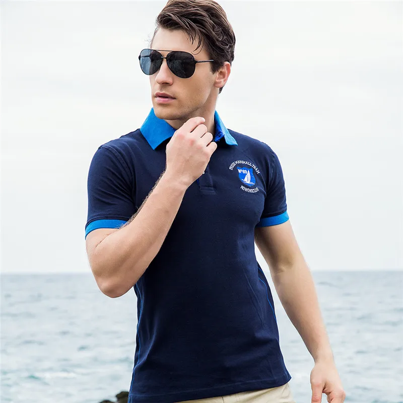 Fredd Marshall Brand Men's Clothing Summer Men Short Sleeve Polo Shirts Fashion Cotton Casual Male Polos Camisa Masculina Euro Size M-XXL (3)