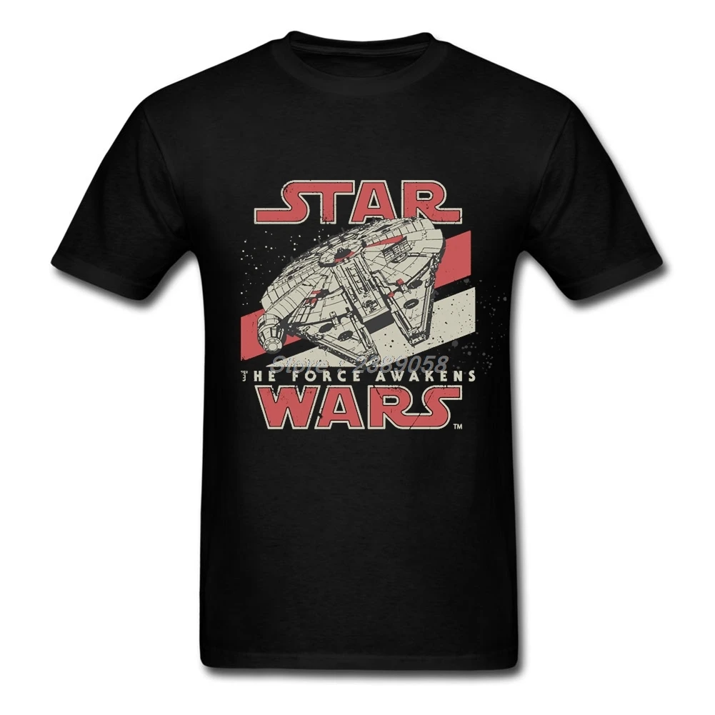 Мужская футболка Millennium Falcon Returns брендовая с короткими рукавами и принтом