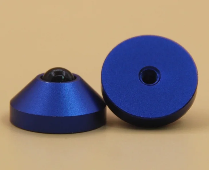 Mechanical keyboard metal  Anodized CNC Aluminum Cone Feet alu support  pad 104 best office keyboard