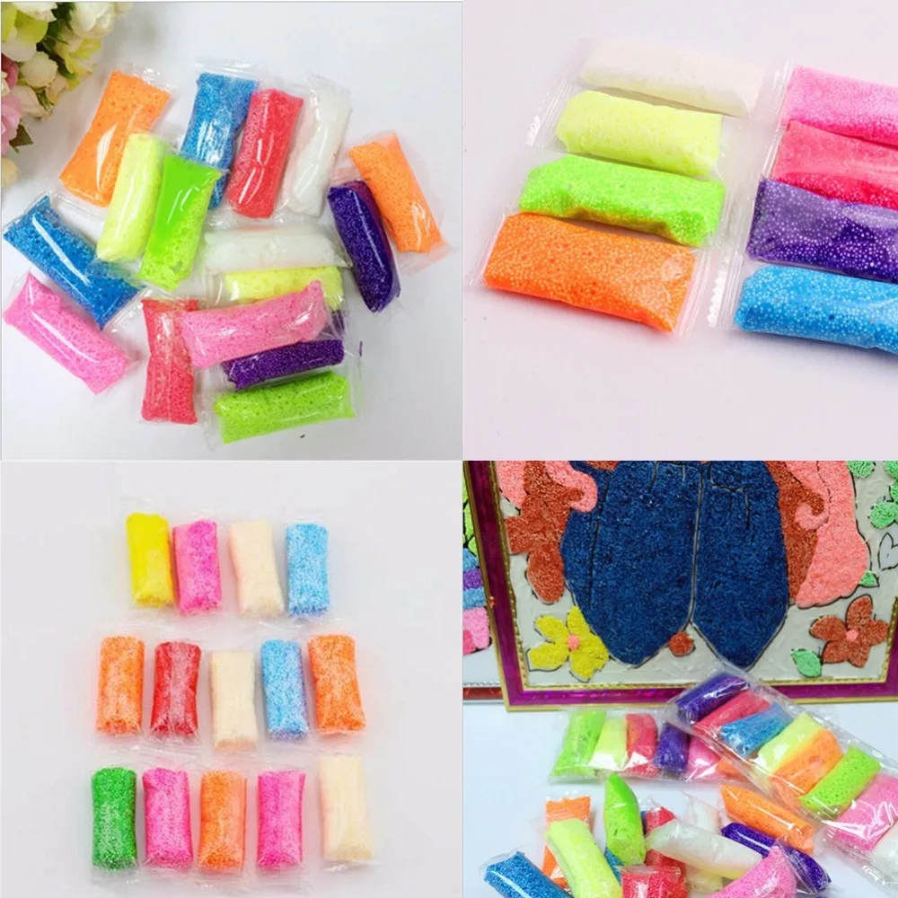 8pcs/set Snow Mud Fluffy Floam Slime Scented Stress Relief No Borax Kids Planner Oyuncak Anxiety Antistress Squishy Squeeze Toy
