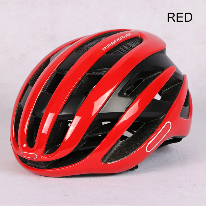 Модель, воздушный велосипедный шлем для гонок, шоссейного велосипеда, аэродинамический мужской шлем для спорта на открытом воздухе, велосипедный шлем, Casco Ciclismo - Цвет: red