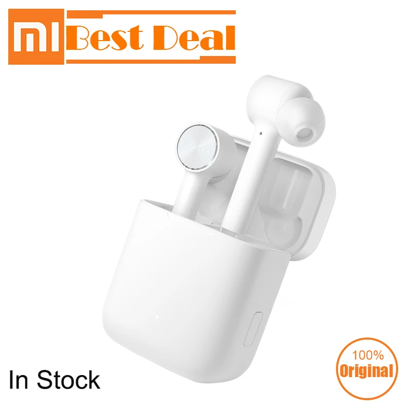 

In Stock Xiaomi Airdots Pro Mi Air TWSEJ01J Wireless Bluetooth Earphones HD Sound Noise reduction Touch control
