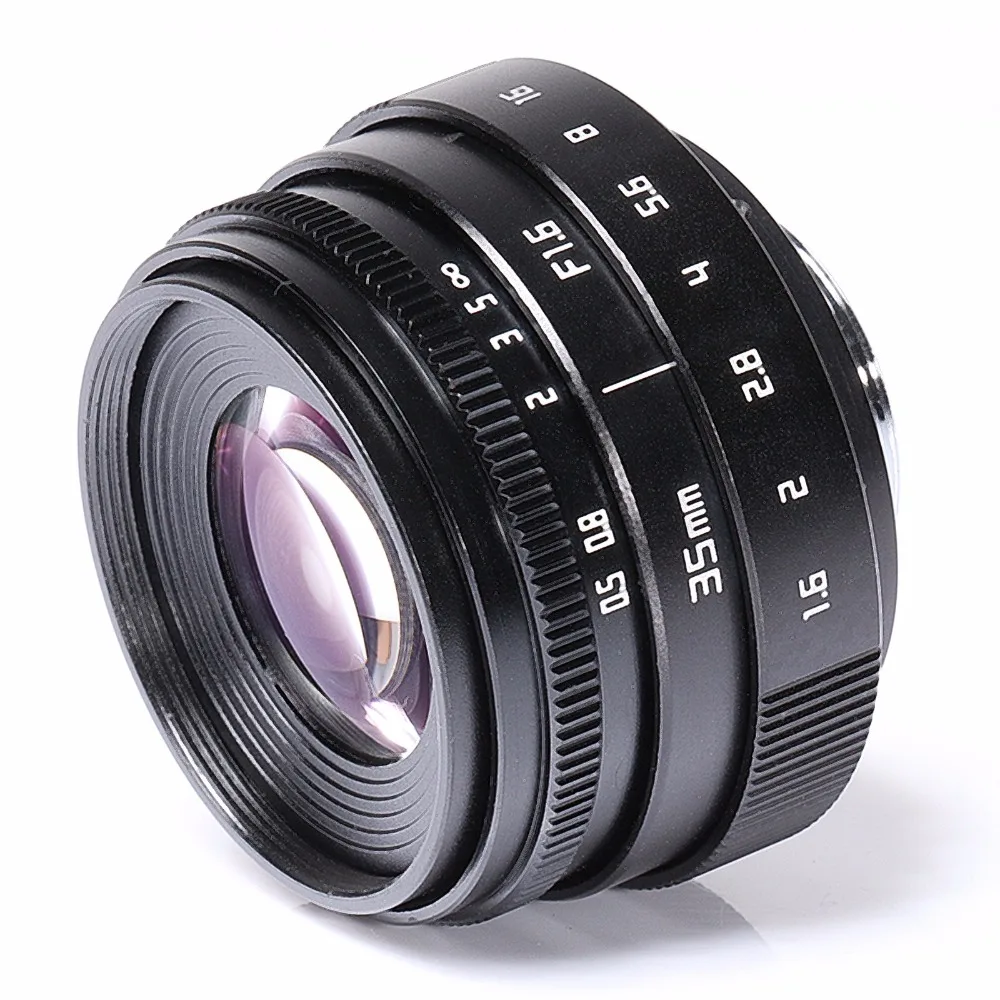 Фуцзянь 35 мм f/1 6 CCTV II cine объектив камеры для M4/3/MFT Крепление и адаптер Комплект