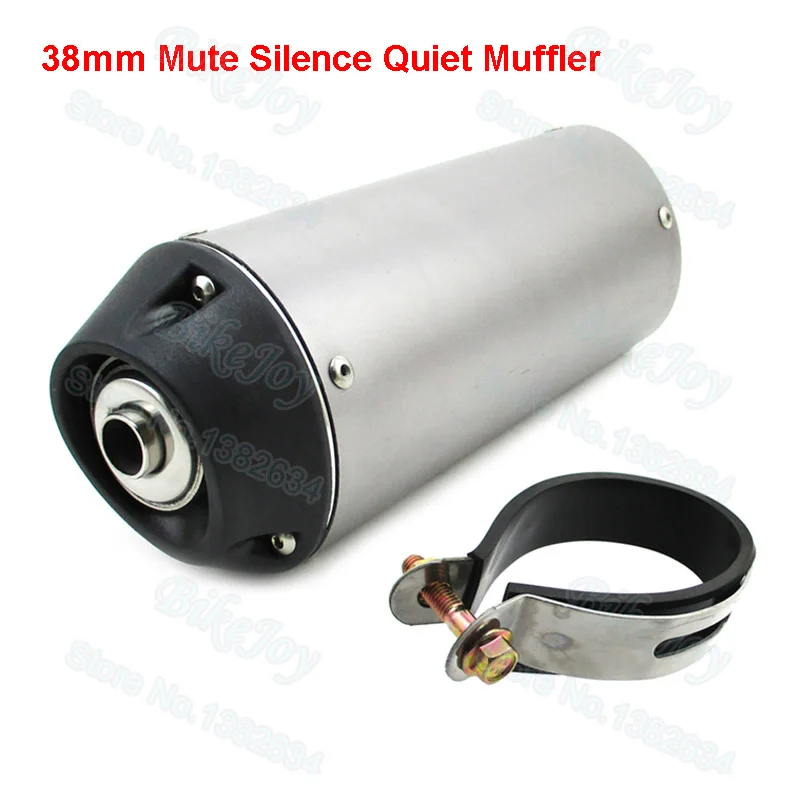 38mm Mute Silence Quiet Muffler For 125cc 140cc 150cc 160cc Pit Dirt