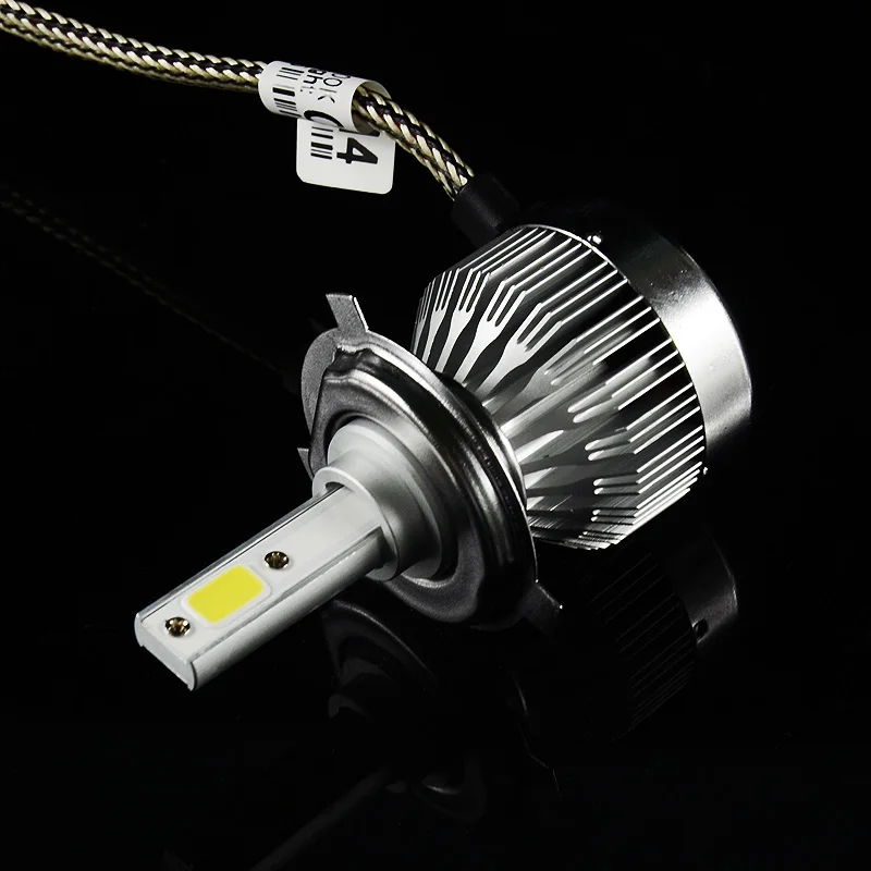 2 шт. H1 Led H3 H4 HB3 HB4 H7 9004 9005 9006 9007 H27 H13 5202 автомобильные лампочки Замена авто фары