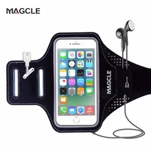 Magcle 5,5 дюймов нарукавная Повязка Чехол ТПУ Спортивная нарукавная повязка для бега сумка для iphone X iphone 8 plus samsung чехол для мобильного телефона