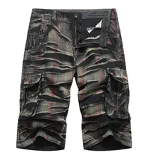 Камуфляжные шорты мужские летние камуфляжные мульти-комбинезоны с карманами модные повседневные шорты Большие размеры шорты для мужчин