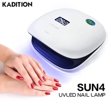 KADITION SUN4 УФ-сушка для ногтей светодиодный светильник для ногтей Гель-лак высокого качества дизайн ногтей инструменты 48 Вт сухой быстро УФ светодиодный светильник 36 светодиодный s