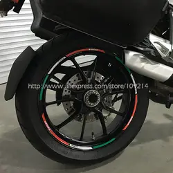 Для ducaticrose MTS1200 696 796 821 1100 колесо Италия Стикеры светоотражающие полосы обода велосипед мотоцикл подходит для 17-дюймовый шины