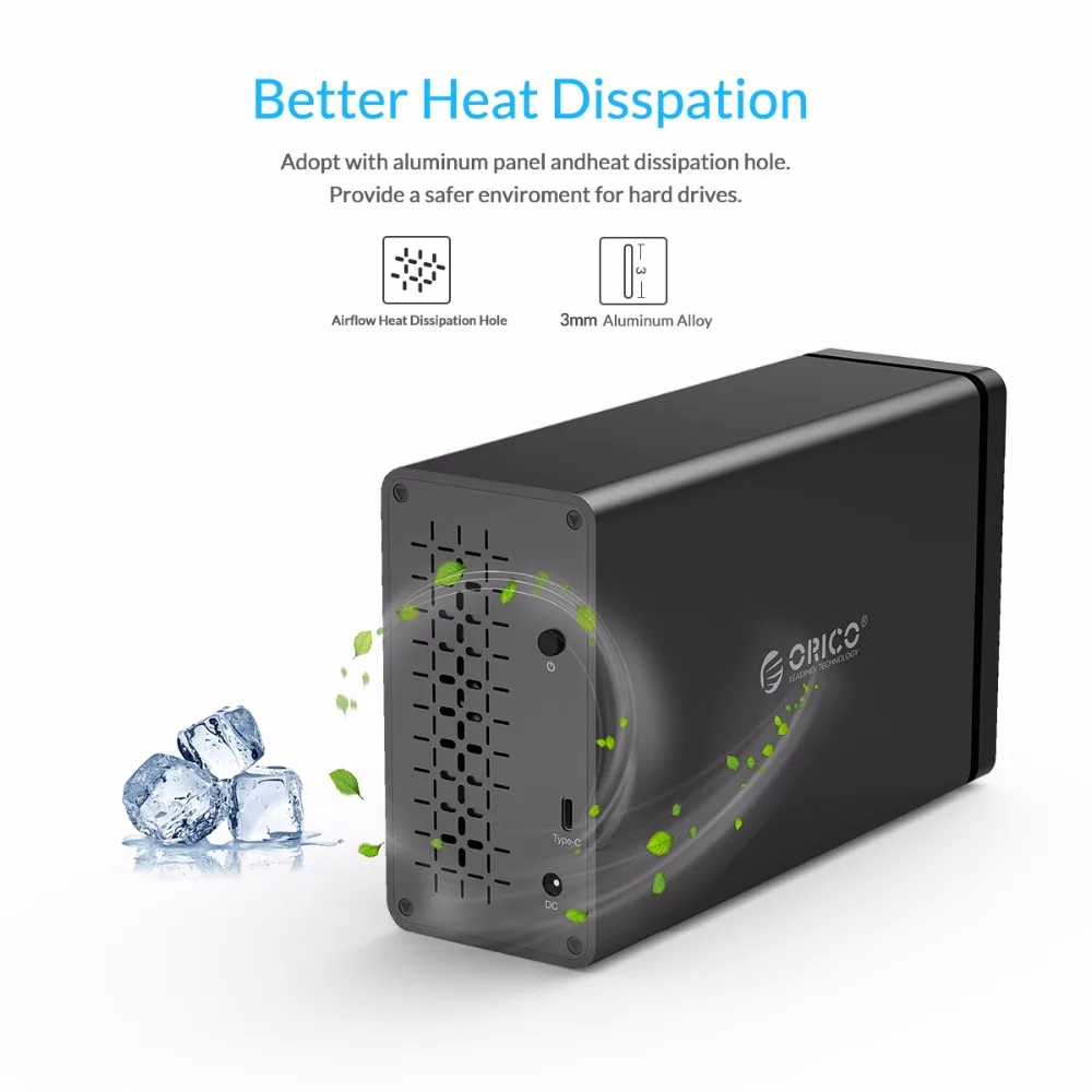 ORICO NS ø 2  3.5 ġ Ÿ C HDD ŷ ̼, ˷̴ HDD Ŭ, 5Gbps UASP 48W  HDD ̽