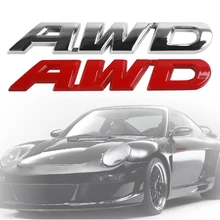 1 шт. Металлический автомобильный значок AWD хром металлическая эмблема наклейка для всей Эмблема для кузова для honda CRV Civic ACCORD City