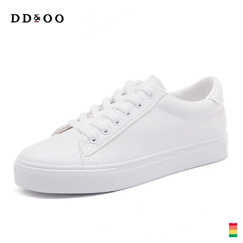 

2017autumn new fashion women shoes casual high platform back color PU leather women casual Vulcanize shoes sneakers