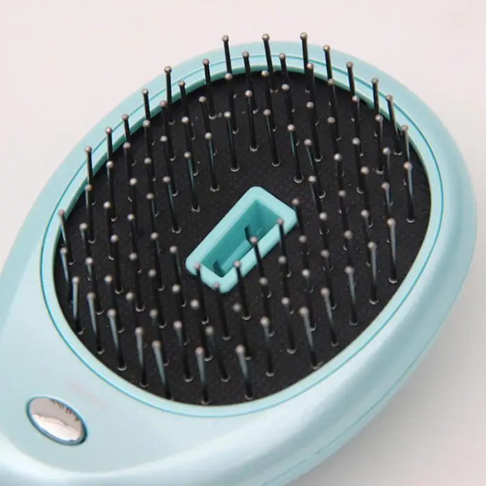 Портативный Электрический Ионный расческа мини-ion вибрации щетка для волос гребень массажер для головы SSwell