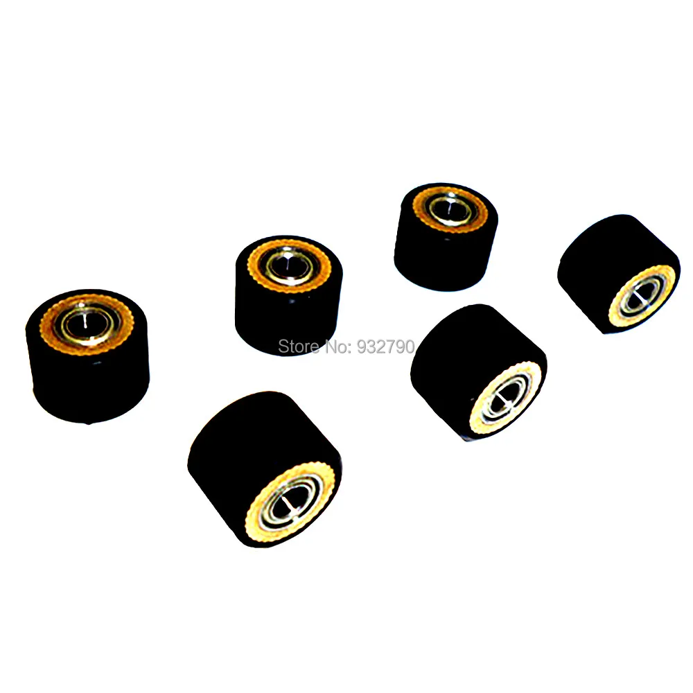 1/2/3/4/5/6/10pcs Copper Core Pinch Roller wheel for Roland Vinyl Plotter Cutter (4mmx10mmx14mm) Roller Bearing Pinch Wheel Roll