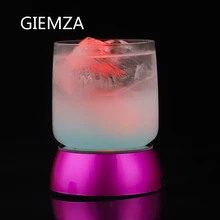 GIEMZA база Led свет канделябры цвет маленькая база светодиодные лампочки акрил 1 подсветка для ПК Pad бармен декор для чашки бутылки вина