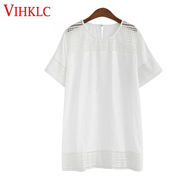 VIHKLC 5XL Плюс большой размер Женская одежда 2018 лето весна корейский vestidos
