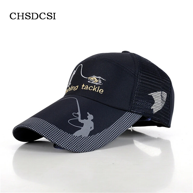Men Contrast Mesh Letter Embroidery Baseball Cap