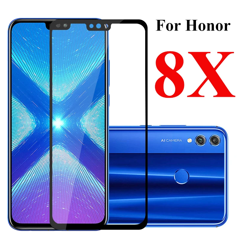 Защитное стекло для huawei honor 8x x8 8 x Закаленное Стекло защита экрана honer xonor huawey